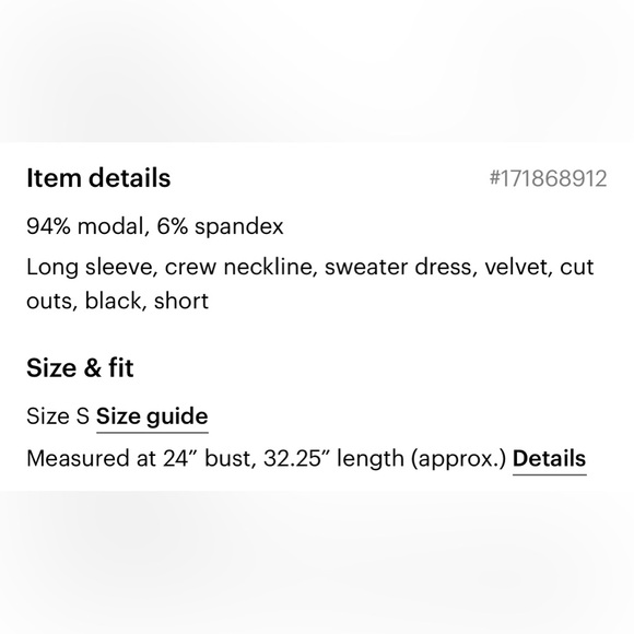 Bailey 44 Black Dress Size Small - Picture 9 of 10